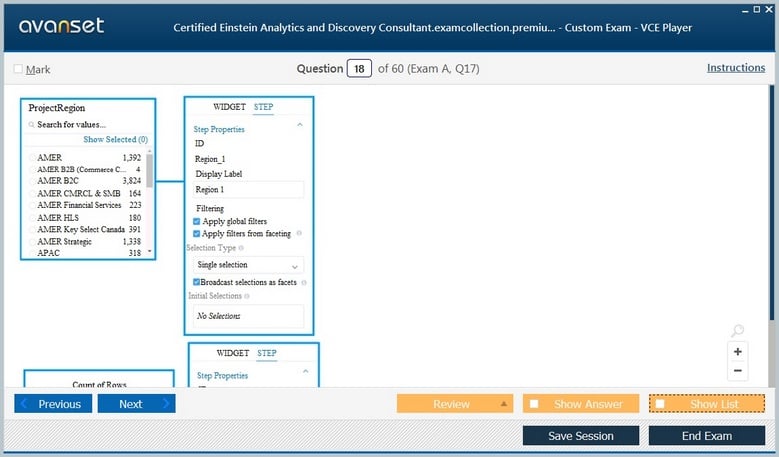 Certified Einstein Analytics and Discovery Consultant Premium VCE Screenshot #2